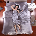 hotel home luxury satin comforter bedding Set